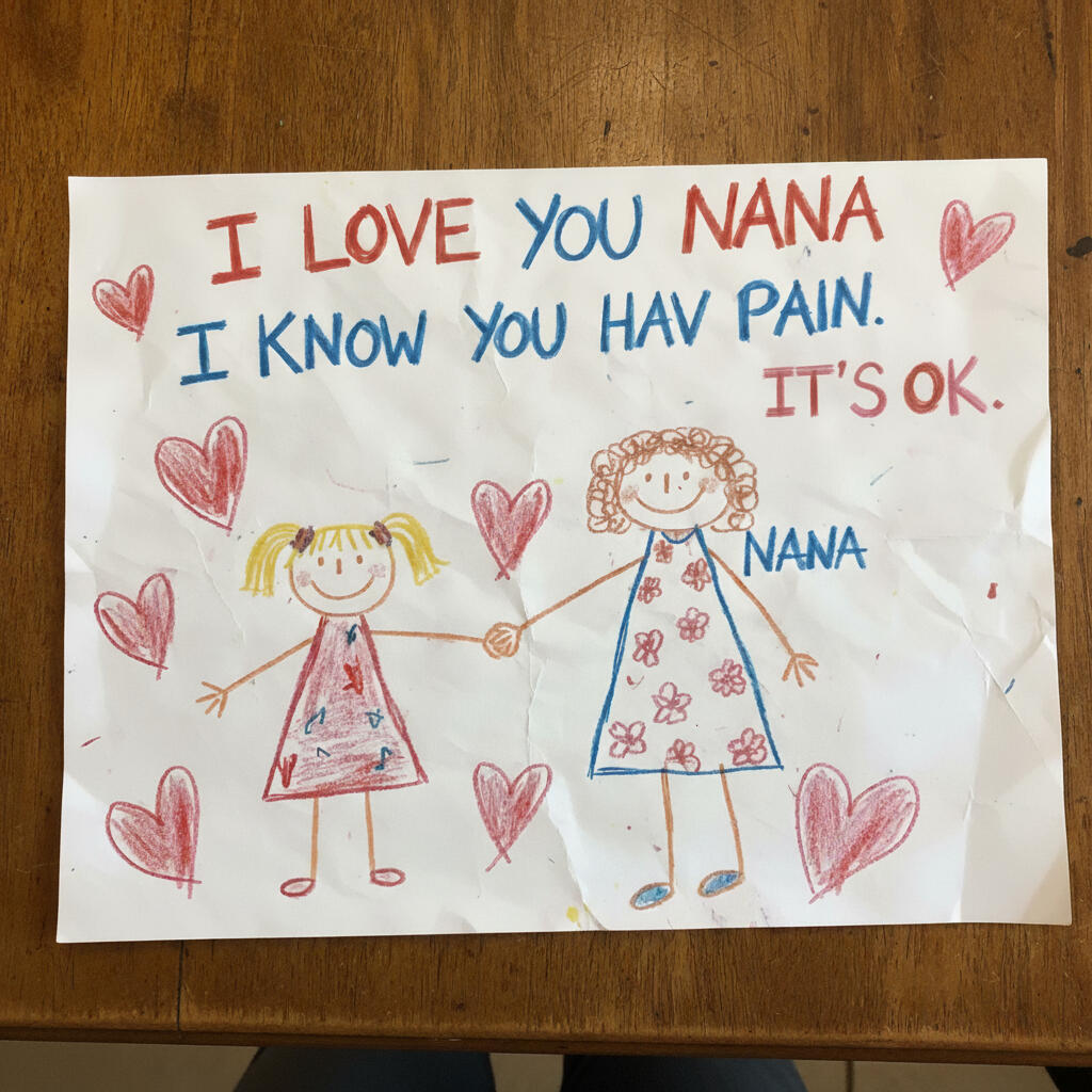 Drawing Julie Foot Pain